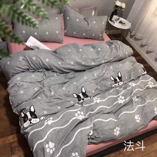 Bộ ga gối cotton poly