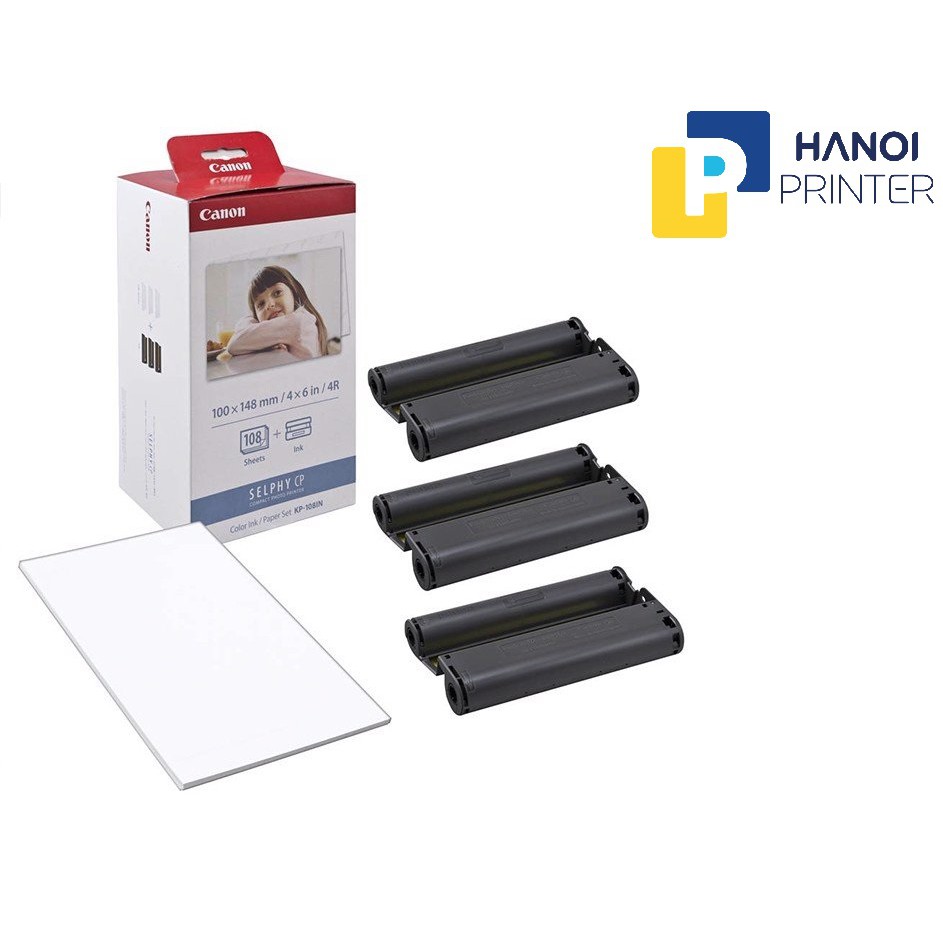 Giấy in ảnh Canon Kp108 cho máy in Canon CP1300, CP1000, CP910, CP1200