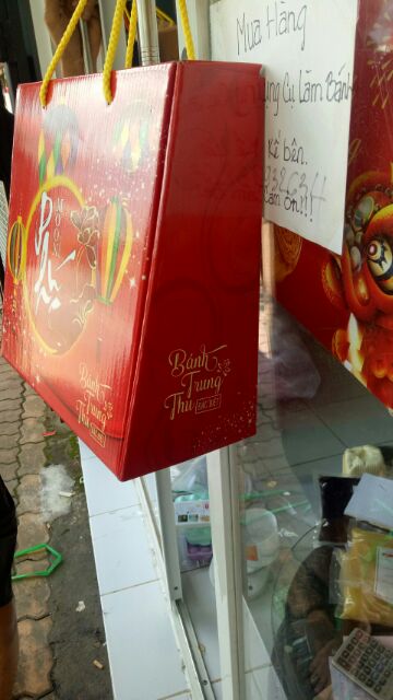 Hộp đựng bánh trung thu 125 - 250g vuông