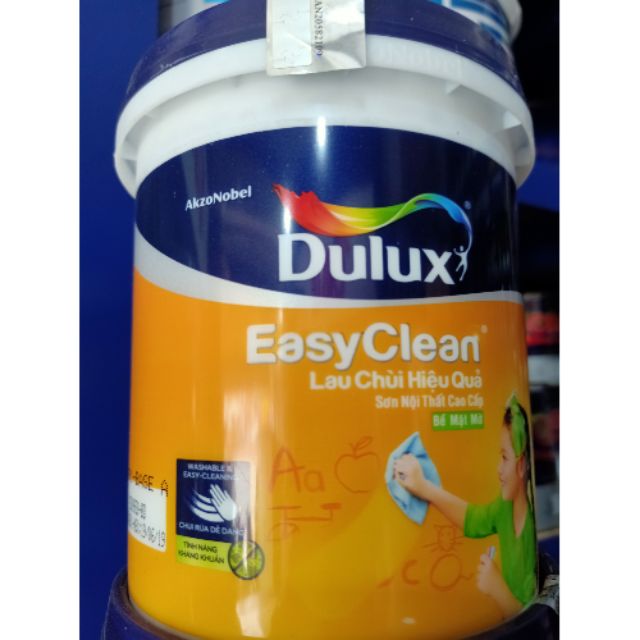 Sơn Dulux dòng lau chùi nội thất thùng 18l