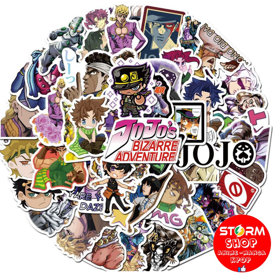 Sticker / hình dán anime JoJo no Kimyou na Bouken