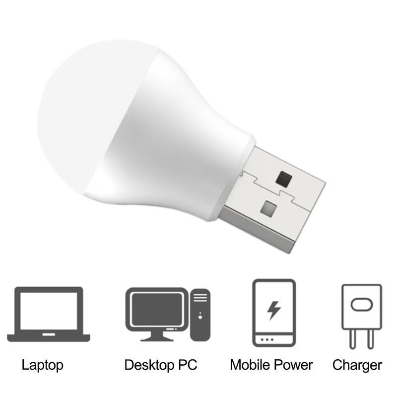 Set 2 Đèn LED USB Không Dây Thân Thiện Với Môi Trường Ánh Sáng Trắng Ấm Bảo Vệ Mắt Dùng Trong Nhà/Đi Cắm Trại/ Đọc Sách