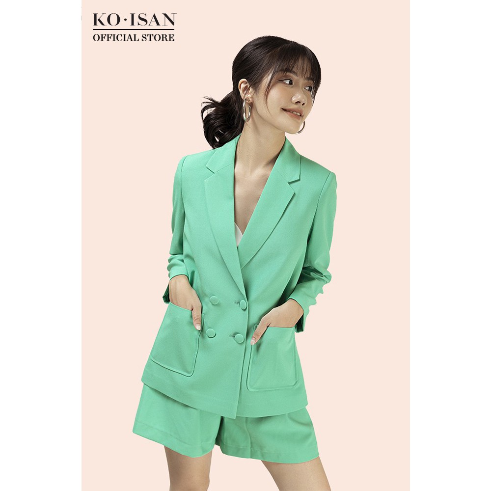 [Mã FAMALLT5 giảm 15% đơn 150k] Áo blazer và quần short nữ KO-ISAN thời trang công sở SV121 | BigBuy360 - bigbuy360.vn