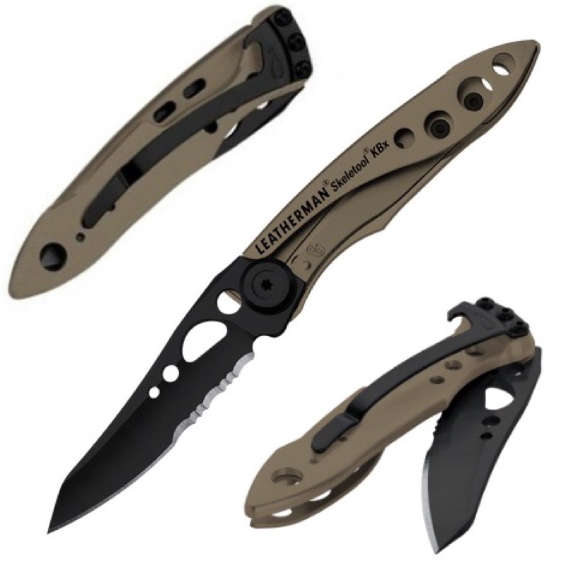 Dụng cụ đa năng Leatherman Skeletool KBx Coyote Tan