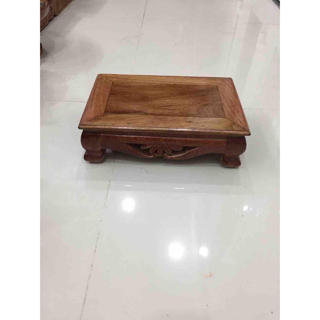 Mỹ Nghệ Bắc Ninh  Bàn osin gỗ hương, kích thước ngang 30cm x dọc 40cm x cao 10cm, thích hợp làm bàn trà, hoặc kê các vật