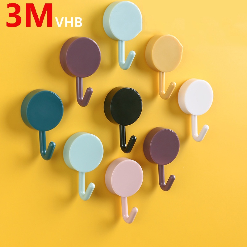 1 Móc Treo Dính Tường Không Để Lại Dấu Vết Phong Cách Bắc Âu Cho Nhà Bếp Sáng Tạo