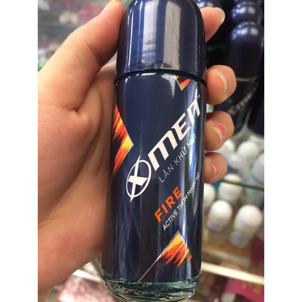 Lăn khử mùi XMen Wood, Water, Fire, Metal thơm lâu 50ml