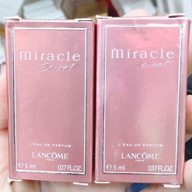 Nước hoa Lancôme miracle secret 5 ml.
