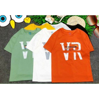 (35-55kg) Áo bé trai tay ngắn size đại cotton/ áo cộc tay bé trai size đại