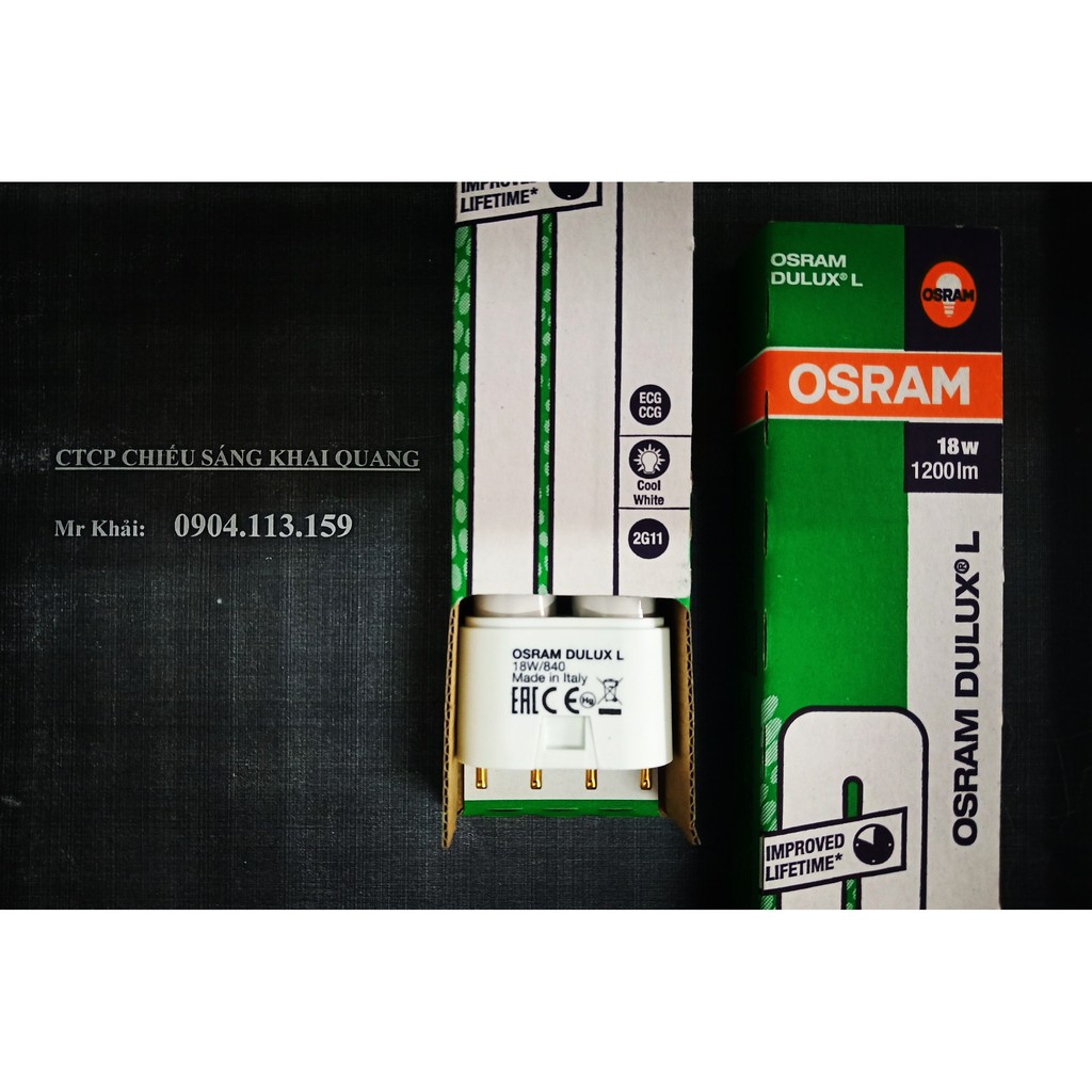 (SALE) Bóng đèn Osram Dulux L 18W/840 Made in Italy