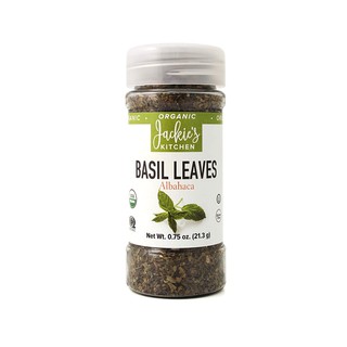 Lá húng quế tây hữu cơ Jackie's Kitchen Organic Basil Leaves 21,3g