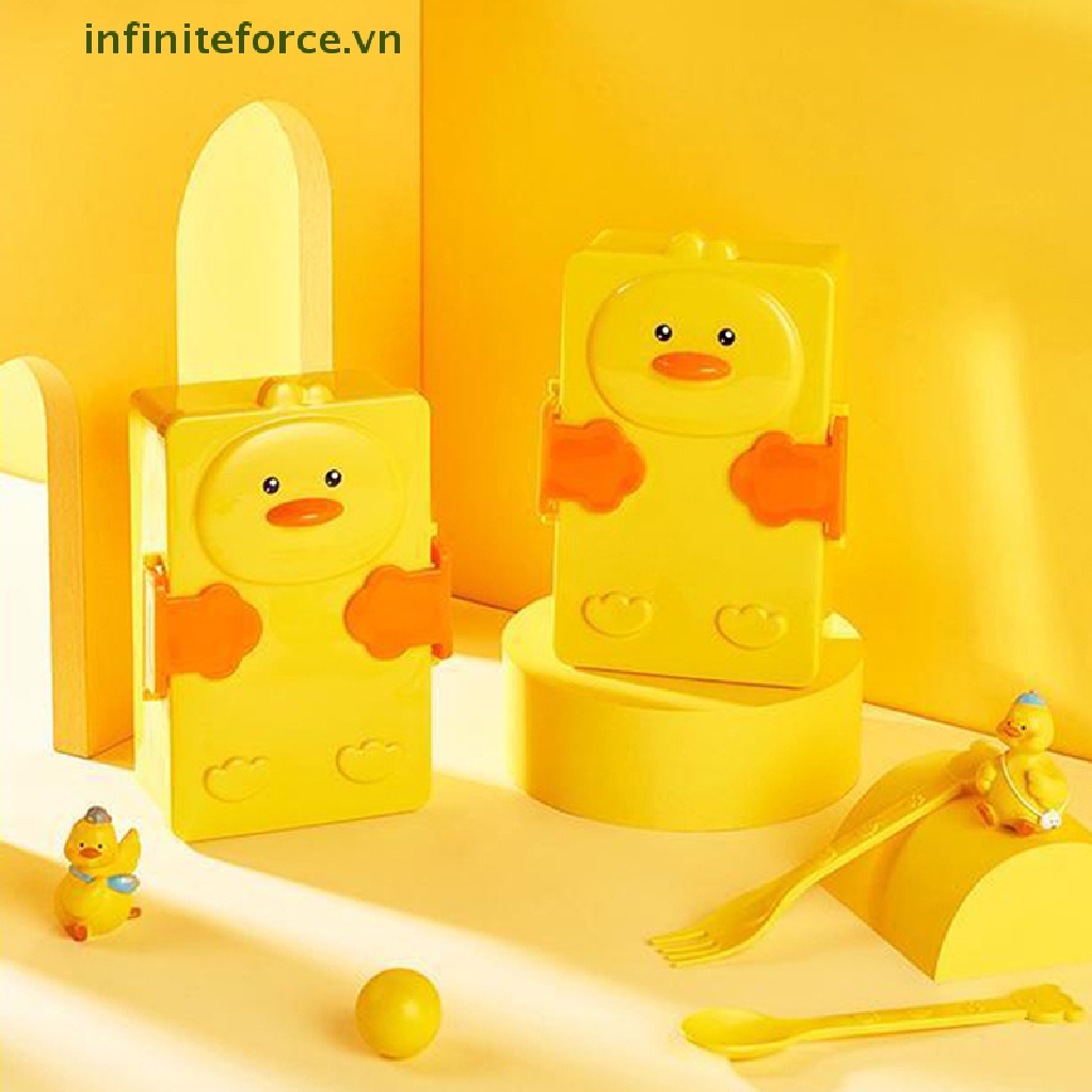 Hộp cơm Hình Vịt Hoạt Hình Dành Cho Trẻ Em