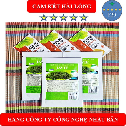 Rong Nho Tách Nước JAVIE 30gr tặng kèm sốt mè