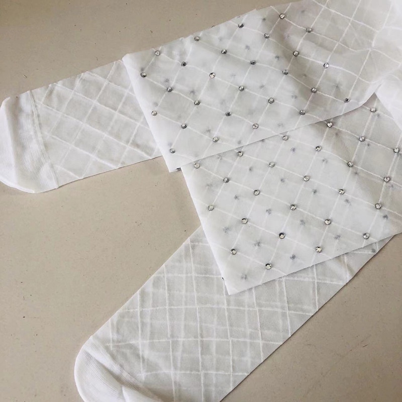 DUNEA Quần Tất Kẻ Sọc Cắt Miễn Phí Của Phụ Nữ