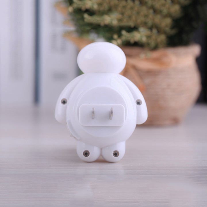 HCM - Đèn ngủ Baymax nhỏ gọn ánh sáng dịu có công tắc đóng mở chủ động