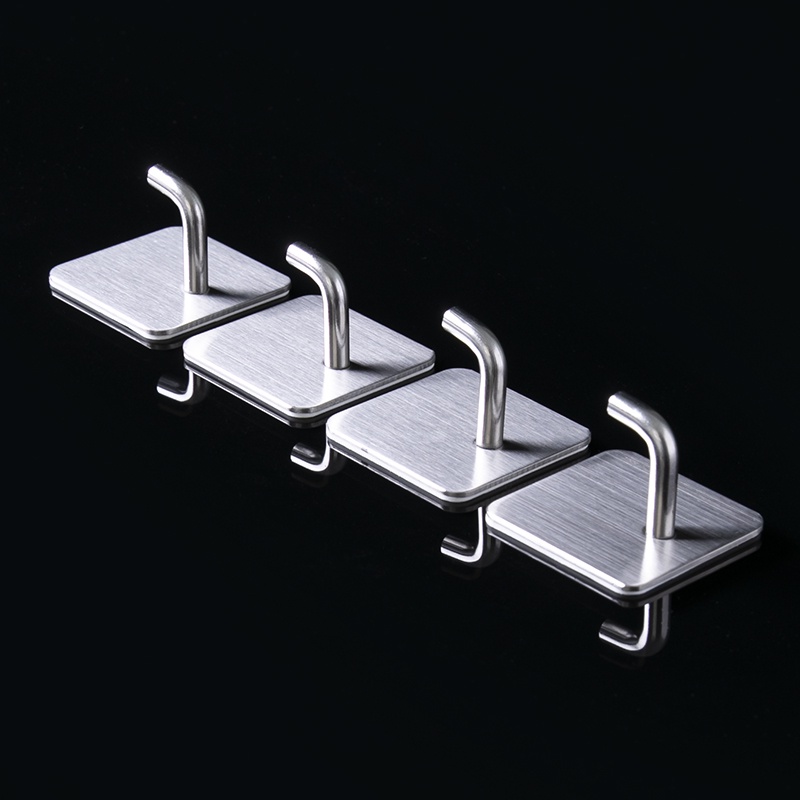 Set 10 Móc Treo Đồ Dán Tường Bằng Thép Không Gỉ