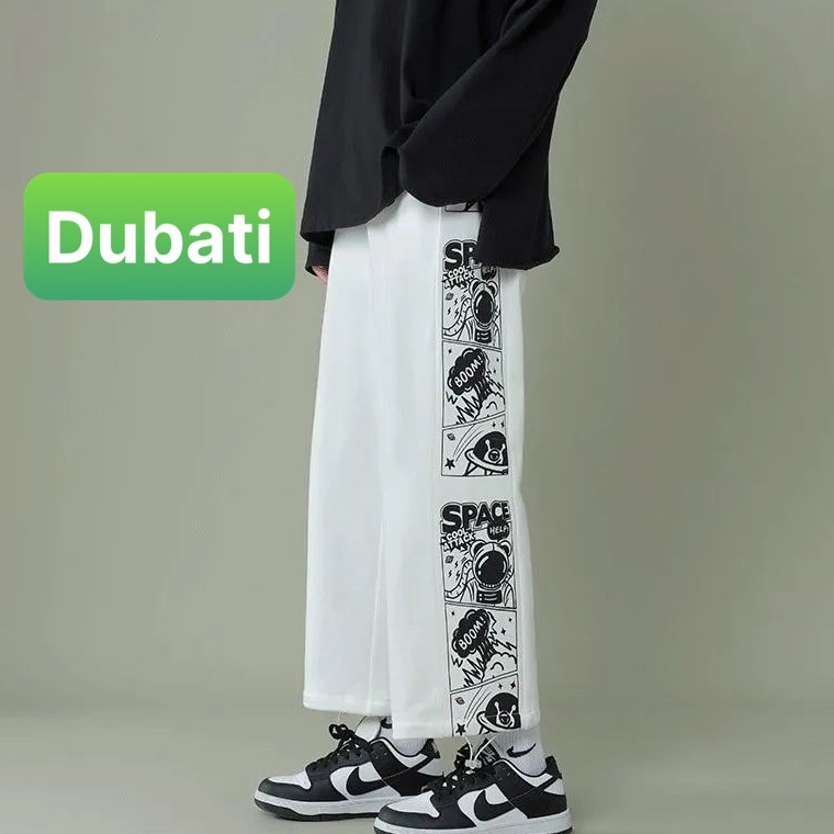 QUẦN JOGGER NAM NỮ UNISEX CHẤT NỈ DÀY DA CÁ ỐNG SUÔNG RỘNG BOOM SƠACE RÚT DÂY PHONG CÁCH HOT TREND 2022 - DUBATI FASHION