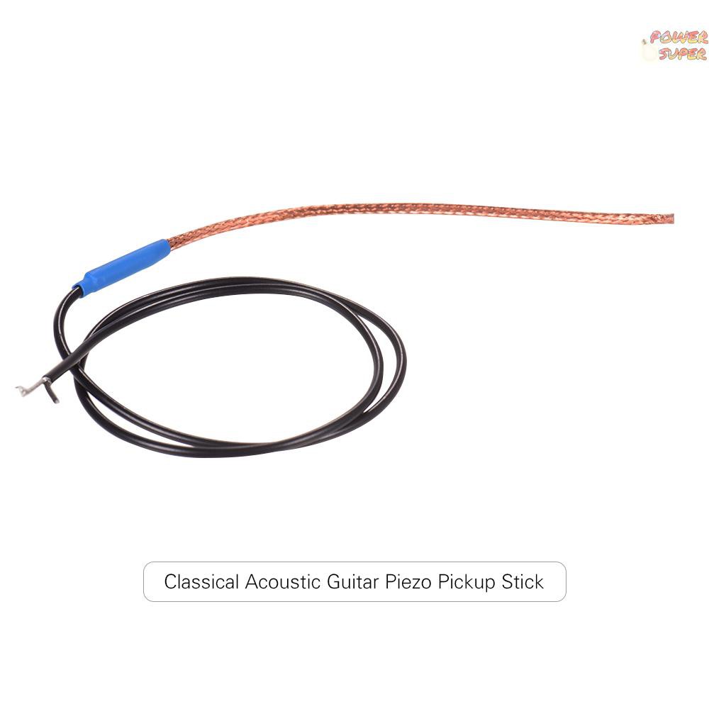 PSUPER Classic Guitar Soft Strip Sonicore Acoustic Guitar Piezo Bridge Pickup Under Saddle without Plug for EQ Equalizer