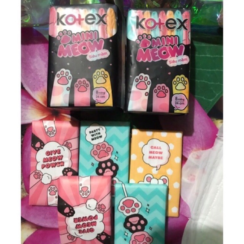 BĂNG VỆ SINH KOTEX MINIMEO 23cm 8 miếng