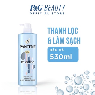 Dầu Xả Pantene Micellar Light Conditioner Làm Sạch Sâu Chiết Xuất Tảo Biển 530ml