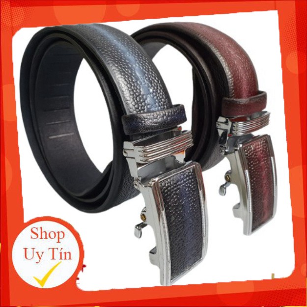 Thắt Lưng Nam Dây Nịt Công Sở Da Bò Vân Trăn 3 Lớp BL103