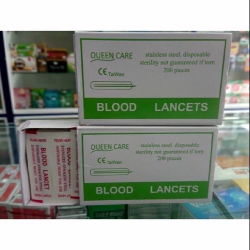 Kim chích mụn Blood Lancets ( hộp 200 cây )