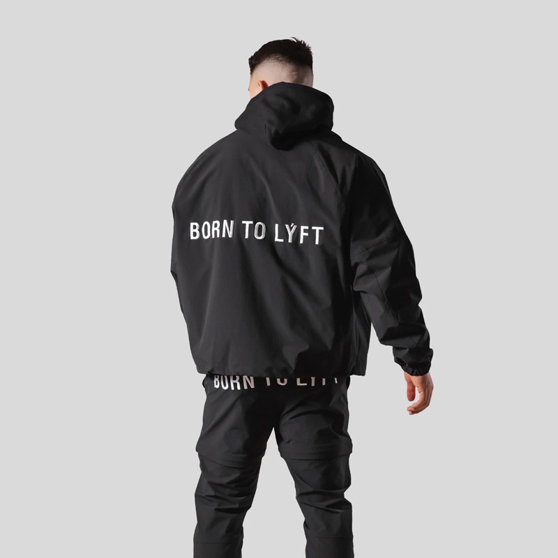 [GYMen]Áo Sweater Thể Thao Cổ Đứng Dáng Suông Chất Liệu Mau Khô Năng Động Thời Trang Phong Cách Âu Mỹ Cho Nam
