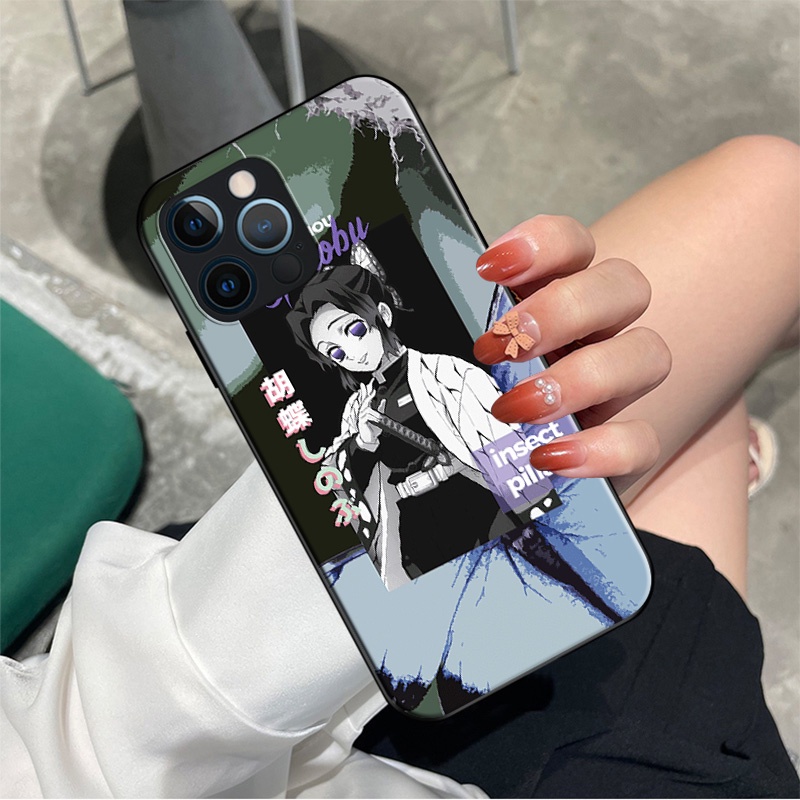 Ốp Điện Thoại Silicon Mềm Hình Demon Slayer Shinobu Kocho Cho Realme C2 C3 C11 C12 C15 C17 C20 C21 5 5i 5s 8 8 Pro NK103
