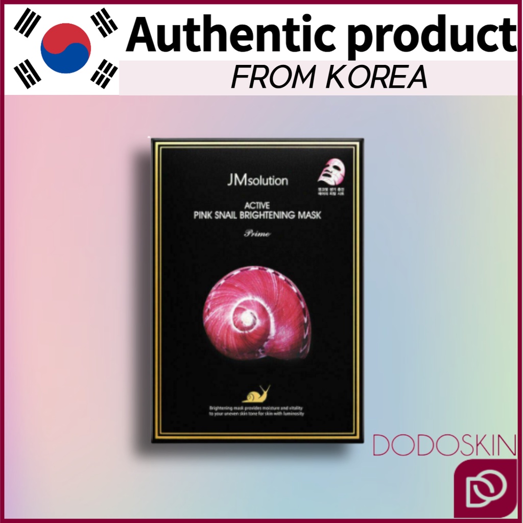 Giải pháp JM Active Pink Snail Brightening Mask Prime-1ea