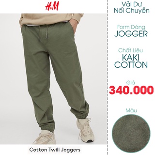 Quần Jogger Kaki Nam Lưng Thun Màu Xanh Rêu - Fo76 Kho Hàng Xuất Dư