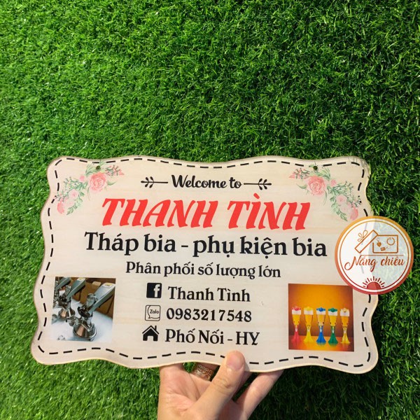 BẢNG MICA TÊN SHOP, ĐẠO CỤ CHỤP ẢNH BÁN HÀNG ONLINE, ĐỊNH VỊ THƯƠNG HIỆU