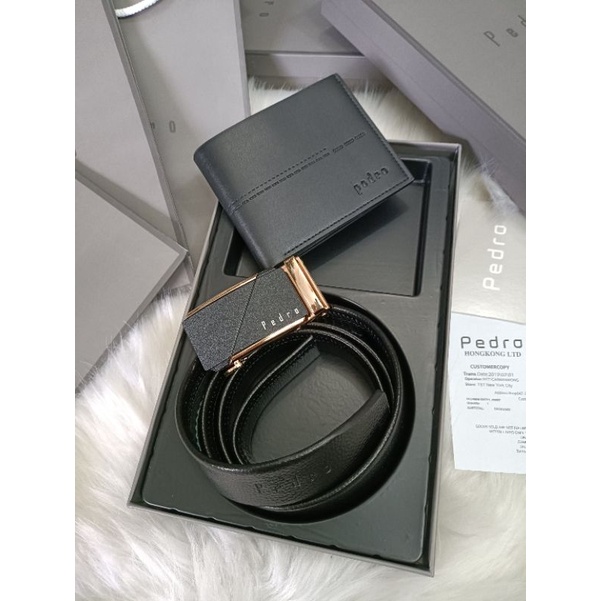 ‼️‼️Set nịt thắt lưng nam kèm ví #pedro hm gc lv fullbox