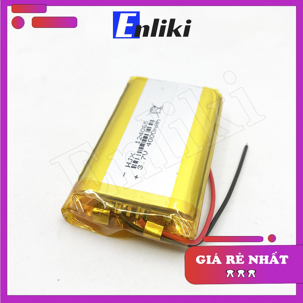 Pin Lipo Polymer 4000mAh 12x40x65mm 3.7V (Có Mạch Bảo Vệ)