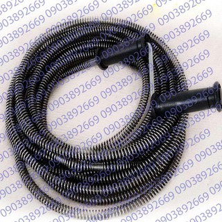 dây thông tắc cống lò xo dùng tay quay - dài 5m