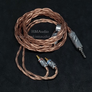 Dây tai nghe đồng 7NOCC Litz 23AWG 1.25mm tết 4 - Sennheiser IE40 Pro