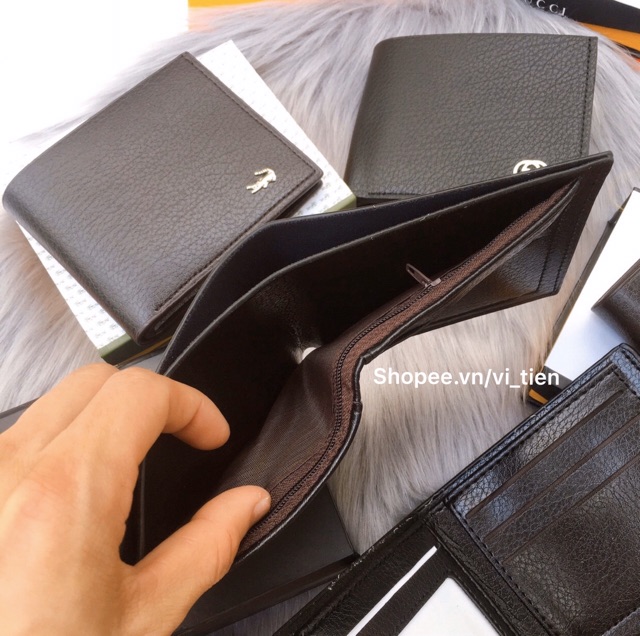 Ví da nam 💙 MÃ GIẢM 10k  💙 Bóp nam thời trang da xịn, mềm, hơ lửa không cháy