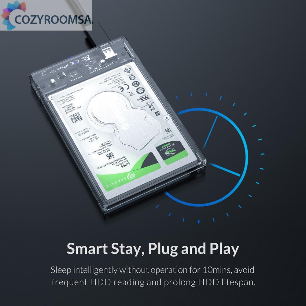 ORICO Hộp Đựng Ổ Cứng Ngoài Usb 3.1 Type C Sang 2.5 Sata | BigBuy360 - bigbuy360.vn