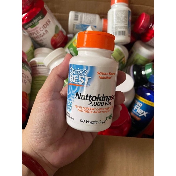 💦 #Viên#chống# đ.ột#quỵ# Doctor’s Best Nattokinase 2000 FUs hộp 90 viên. Xuất xứ : Mỹ