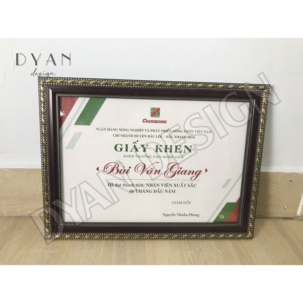 Khung giấy khen a4