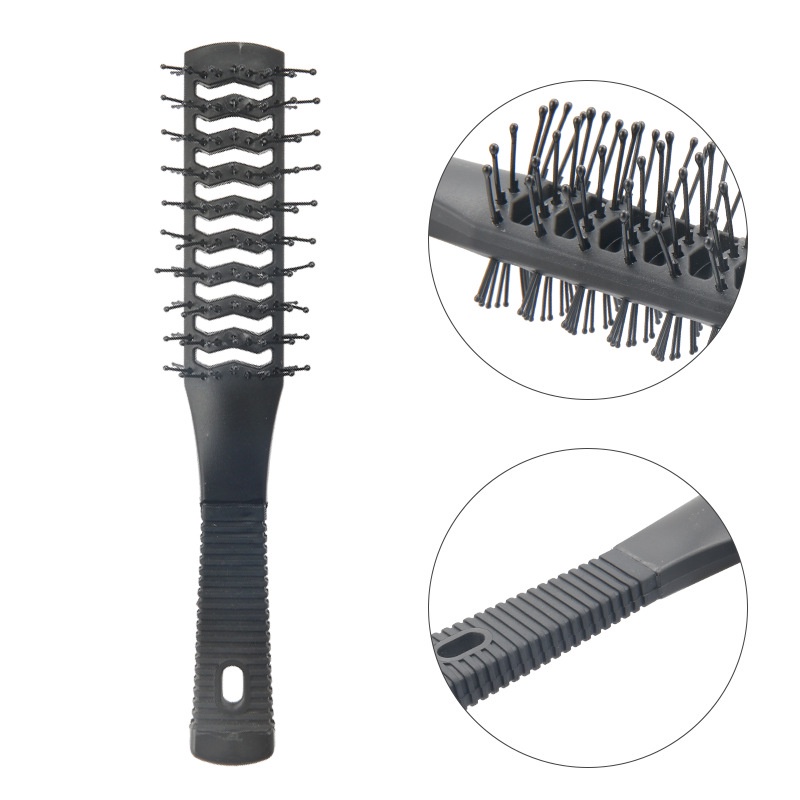 Lược Sấy, Tạo Phồng, Tạo Kiểu Tóc 2 Mặt Chống Rối Skeleton Brush Cao Cấp