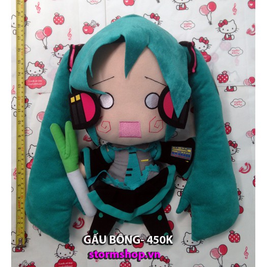 Gấu bông MIku Rinlen size lớn giá 450k/1 con