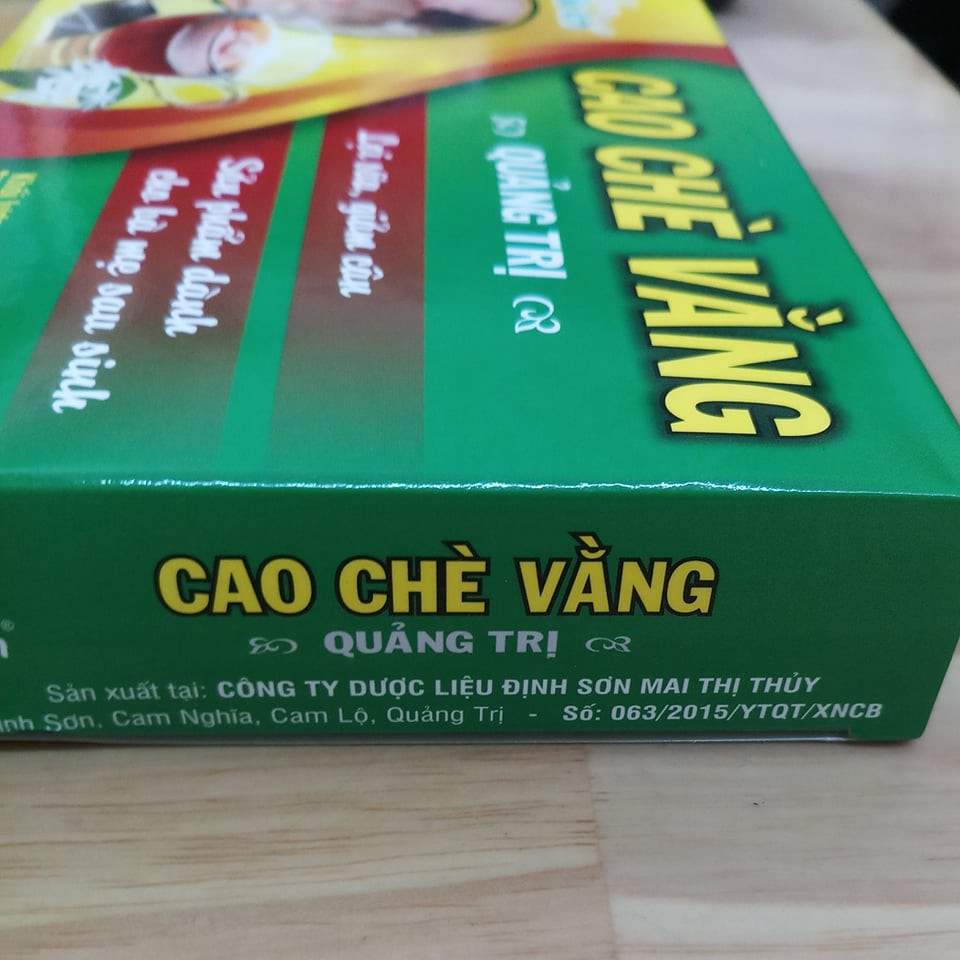 CAO CHÈ VẰNG NGUYÊN CHẤT (HỘP 25 MIẾNG HOẶC 10 MIẾNG ) CỦA MAI THỊ THỦY