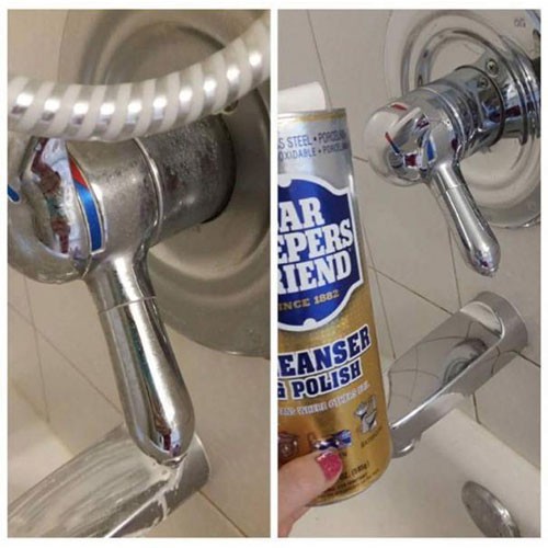 Bột làm sạch vách kính tẩy cặn canxi, làm sạch xoong nồi bar keepers friend bkf