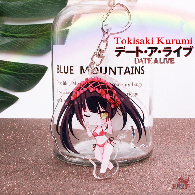Móc khóa - ❀Móc khóa DATE A LIVE❀ Q-4 Tokisaki Kurumi KeyRing Pendant Gifts