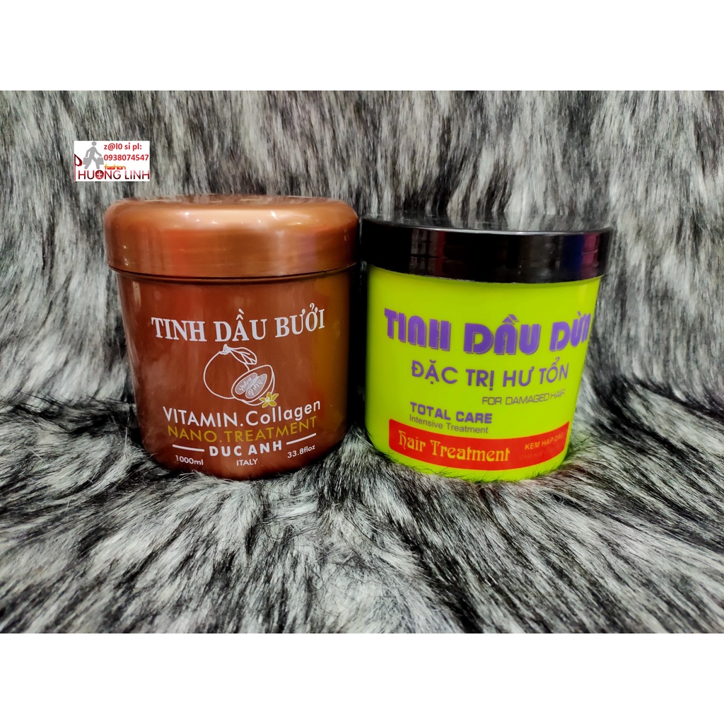 Hấp dầu tinh dầu Bưởi, tinh dầu Dừa 1000ml