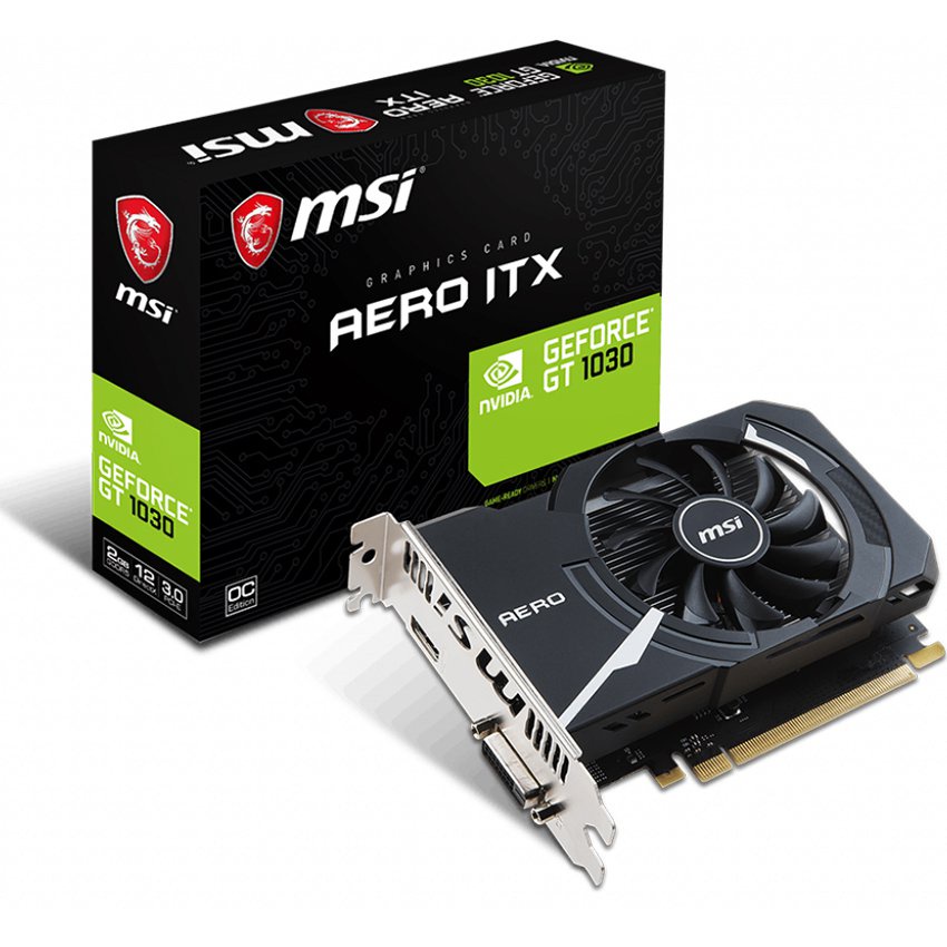 Cạc màn hình VGA MSI GT 1030 AERO ITX OC