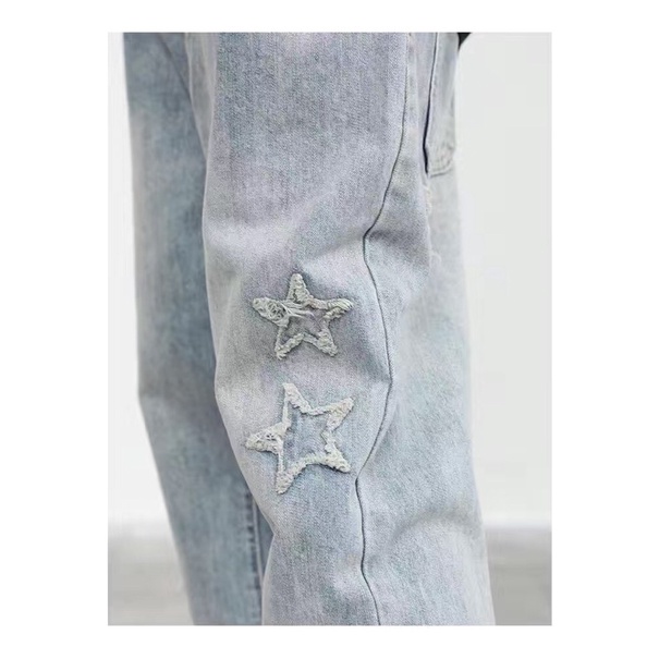 Quần Jean ống rộng họa tiết sao | BigBuy360 - bigbuy360.vn