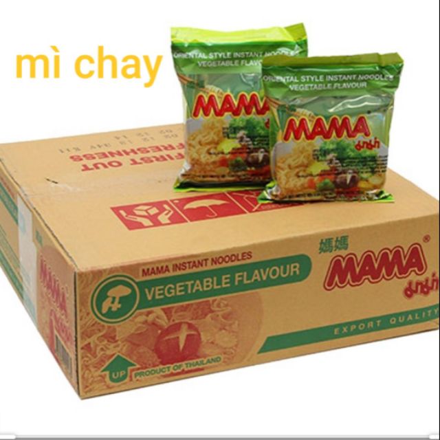 Mì chay MaMa Thái Lan thùng 30 gói /60g