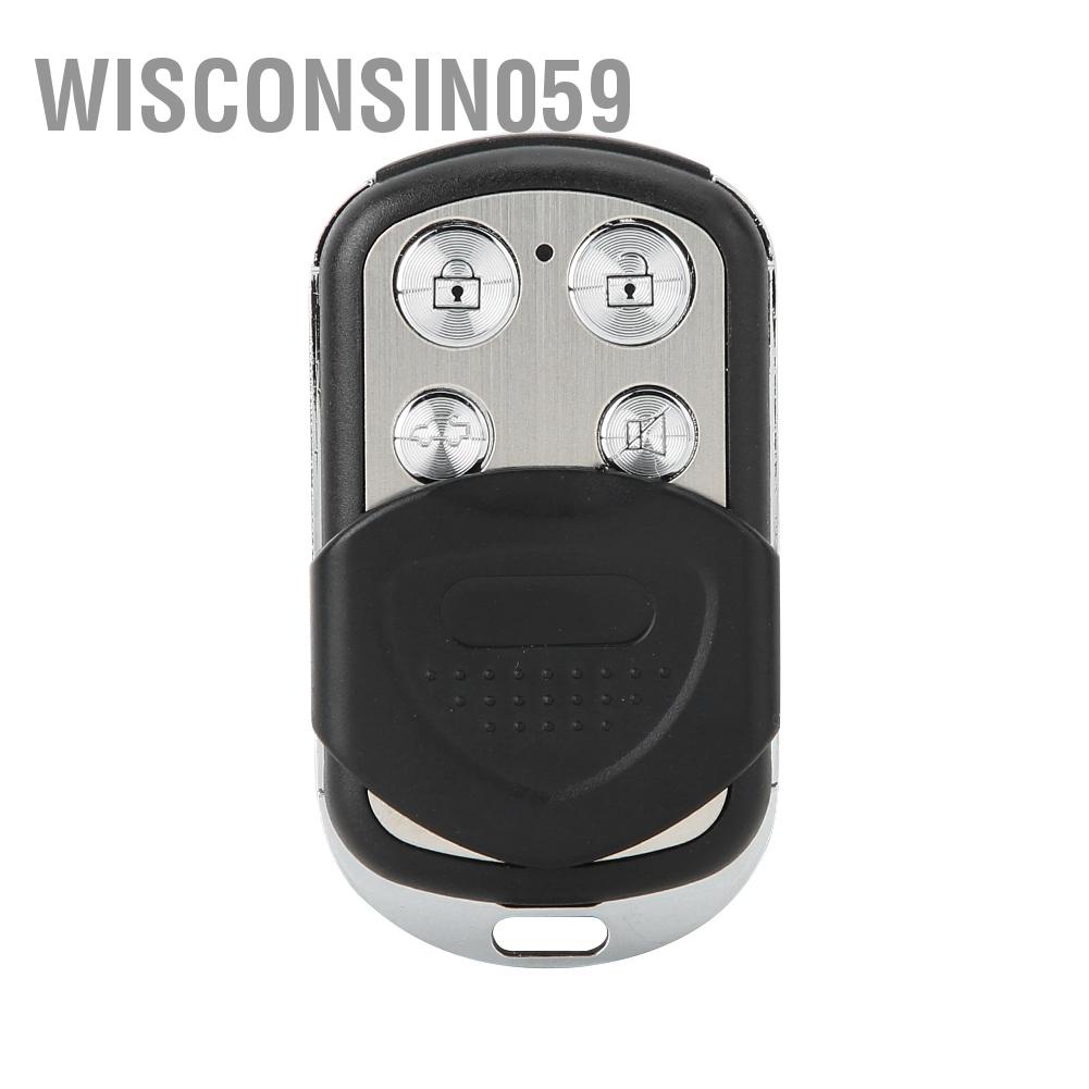 Wisconsin059 Wireless Cloning Fixed Copy Code Electric Door Security Remote Control Keyfob