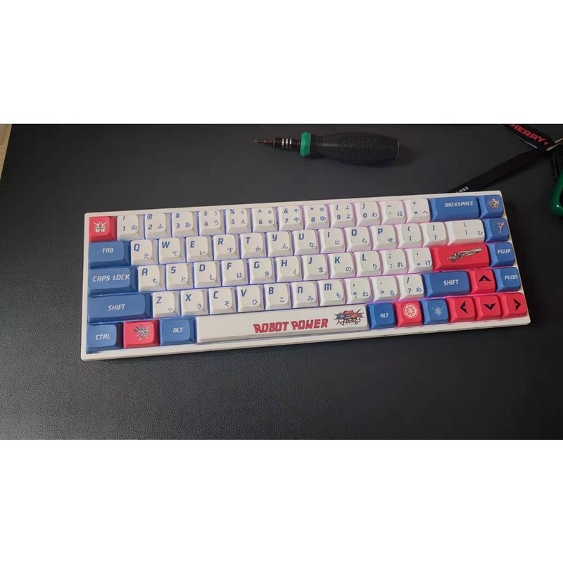 Gundam Keycap XDA Hồ sơ Anime Keycap PBT Thuốc nhuộm Thăng hoa Bàn phím cơ học Keycap Keycaps tùy chỉnh 120 phím